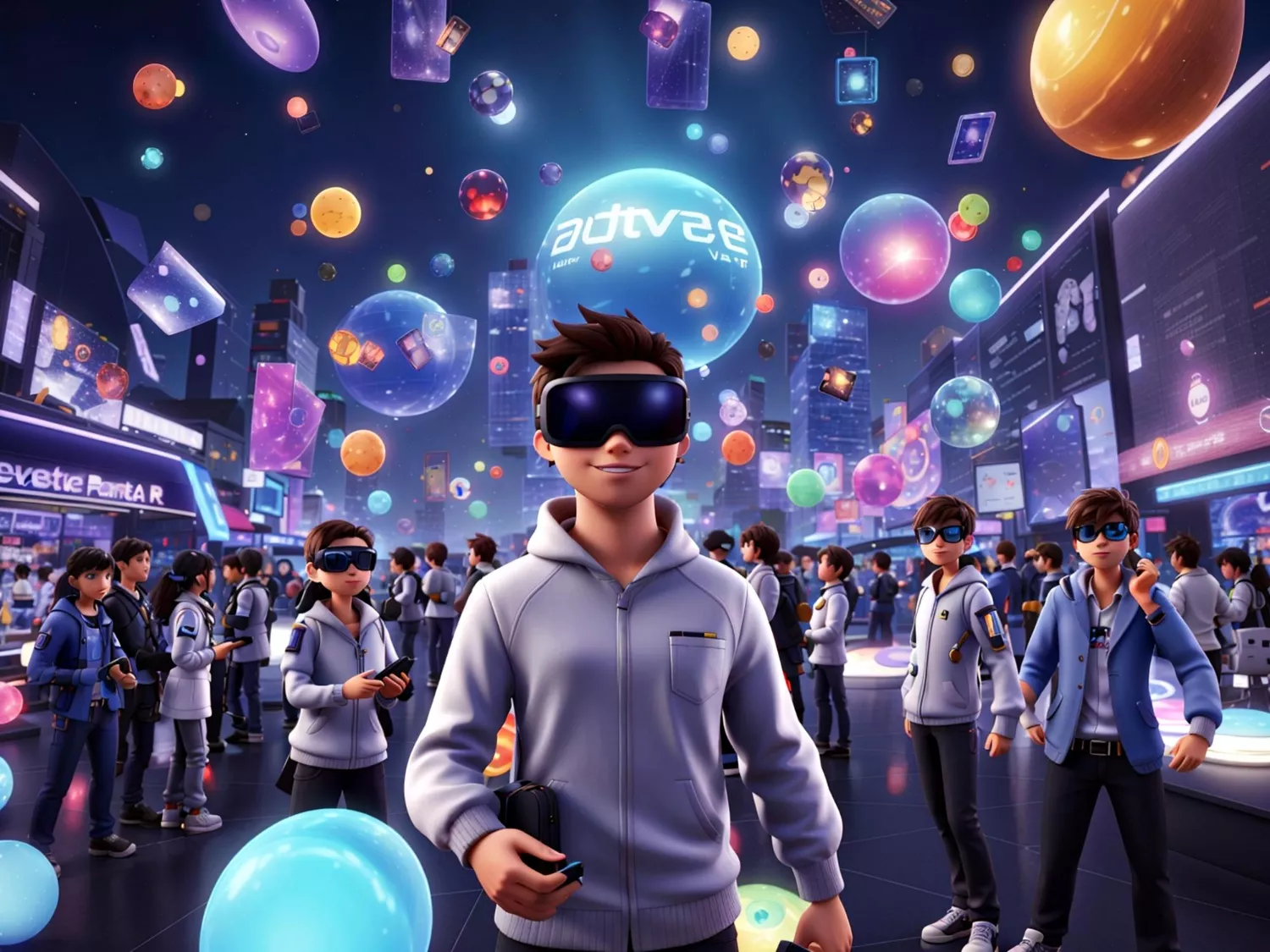 Dunia Virtual Metaverse Interaktif sebagai Inovasi Digital Masa Depan untuk Menghubungkan Kehidupan Nyata dengan Teknologi, Meningkatkan Interaksi Sosial, Edukasi, Bisnis, Hiburan, serta Membuka Peluang Baru yang Tak Terbatas