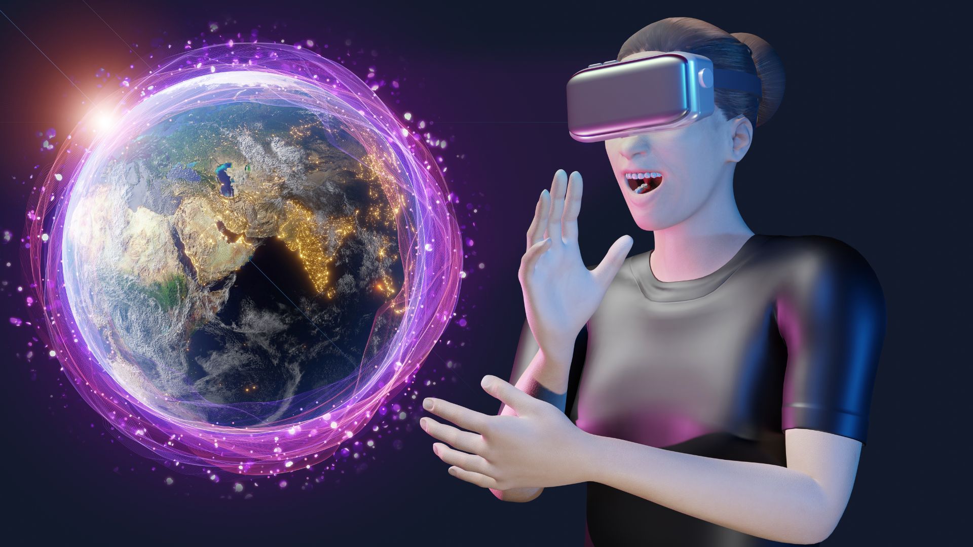 Teknologi Metaverse untuk Bisnis Modern yang Membuka Peluang Inovasi, Pemasaran Digital, Kolaborasi Virtual, Pengalaman Pelanggan Interaktif, serta Transformasi Ekonomi Baru di Era Digital Global yang Semakin Kompetitif dan Dinamis